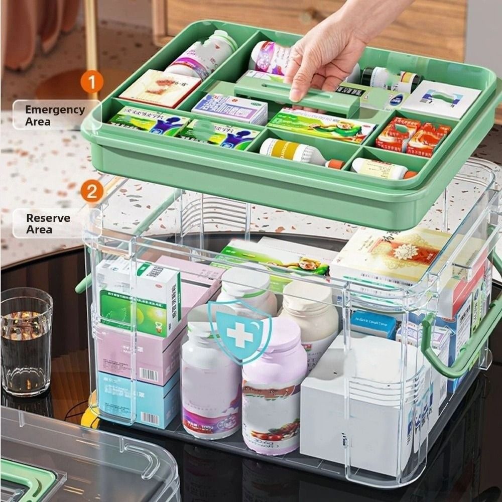 Simple Double Layers Pill Stor - đánh giá và giá Food Storage Emergency