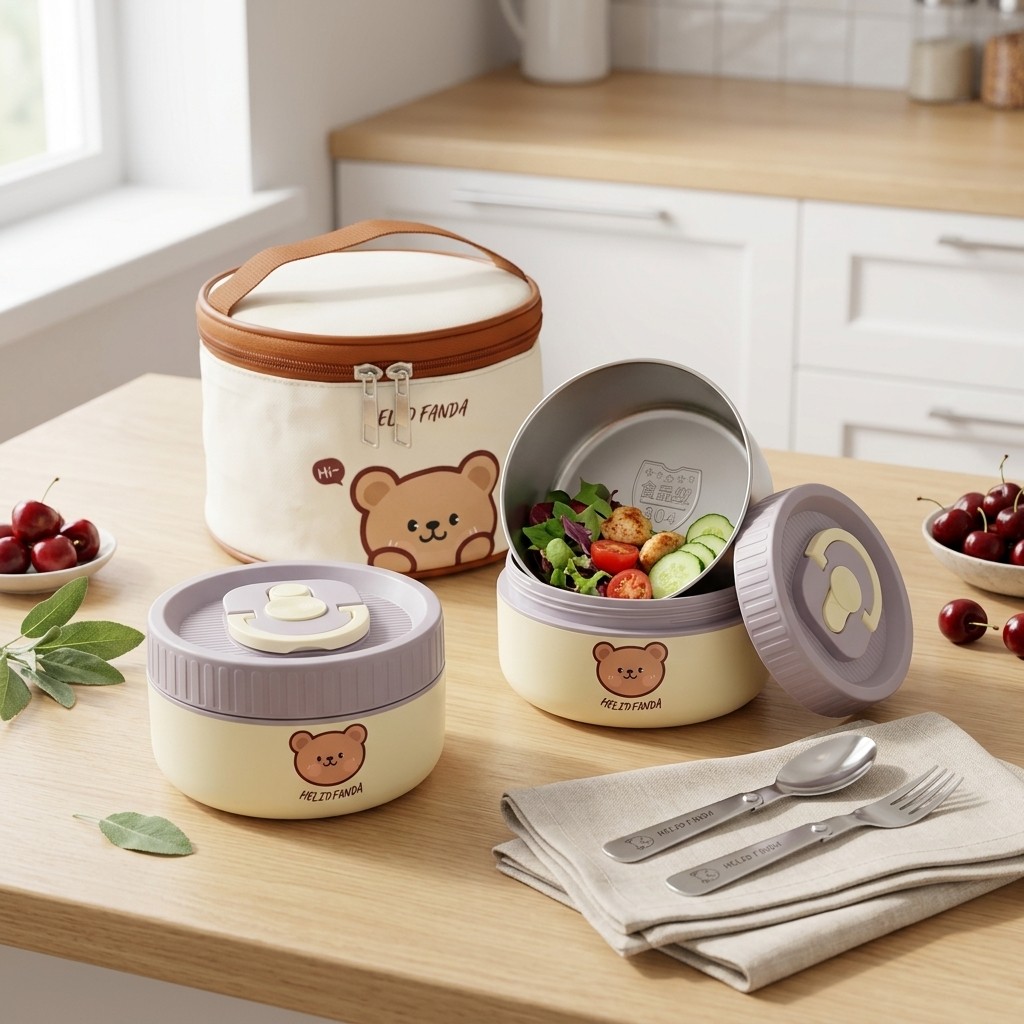 304 Stainless Steel Kids Lunch - đánh giá và giá Food Storage Handling